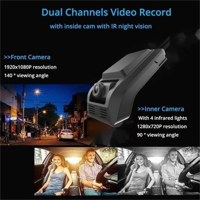 1080P 4G Dash Cam With ADAS DMS All-in-one Parking Monitoring For Fleet Management