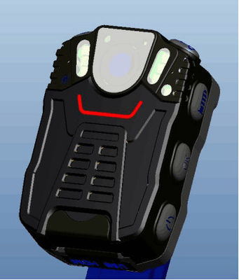 High Resolution Black Law Enforcement Body Camera 5.0 MP CMOS Sensor For Police